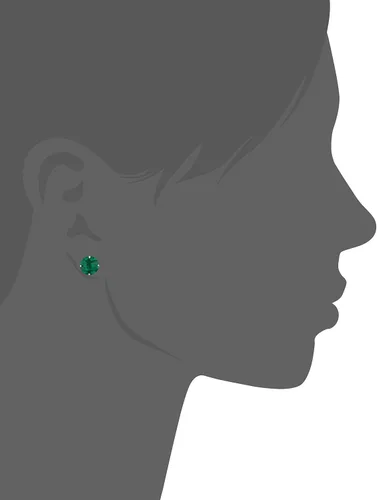 Vista 2 de Tienda Collection 10k Gold Round Birthstone Stud Earrings for Women