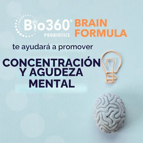 Vista 2 de Bio360 Suplemento de apoyo cognitivo para la salud y el enfoque cerebral