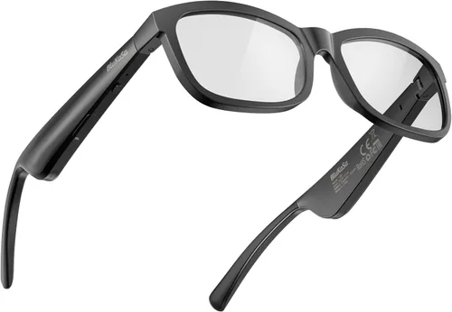 Vista 8 de Gafas Bluetooth BluKaSa, protección UV, batería de larga duración, carga USB C Bluetooth Sunglasses, Smart Glasses, Polarized Lenses,Bluetooth