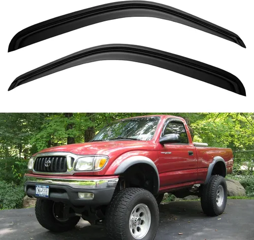 Vista 24 de Viseras de ventana en canal Protectores de lluvia para Ford Ranger SuperCab