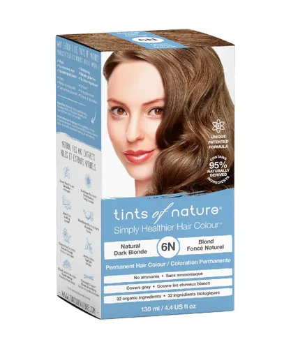 Vista 2 de Tints of Nature 6N Natural Dark Blonde Permanent Hair Dye, Vegan 4.4 fl oz