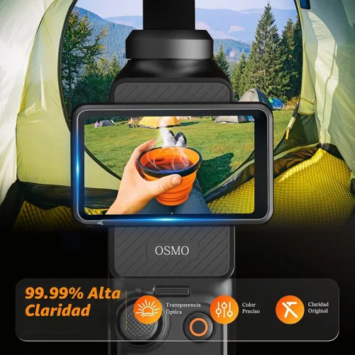 Vista 7 de AMAZEAR Protector de pantalla de lente para DJI Osmo Pocket 4/3/Xtra Muse (paquete de 6), Pocket4 Accesorios Protector de pantalla de vidrio