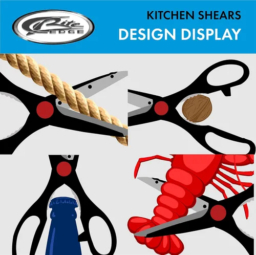 Vista 4 de SZCO Supplies Tijeras de cocina resistentes