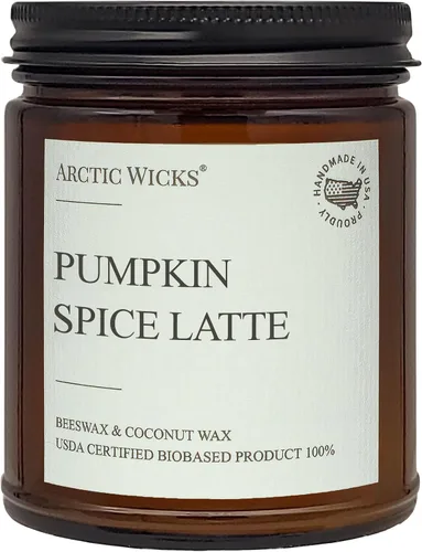 Vista 21 de Velas perfumadas de cera de abeja y coco, 9 onzas, ámbar, rústicas, no tóxicas, de combustión limpia, 100% certificada por USDA, a base de plantas