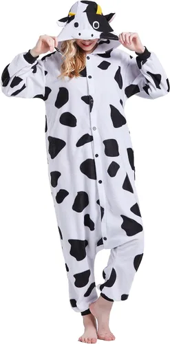 Vista 5 de Magicalani Unisex Adult Animal Onesie Pajamas, Women's and Men's Anime Cosplay Sleepwear, One Piece Halloween Costume