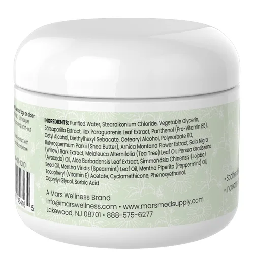 Vista 3 de Mars - Crema ortopédica rejuvenecedora para pies secos y agrietados, loción para pies diabéticos – Crema hidratante natural de acción rápida