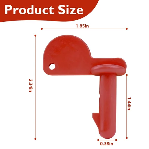 Vista 2 de Pasador de enganche de remolque compatible con clavija Perego John Deere Farm Power Pull Tractor Loader, repuesto de pasador de enganche