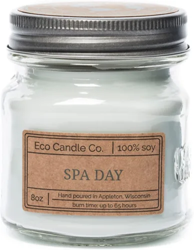 Vista 28 de Eco Candle Co. Vela Reciclada, Gardenia y Guayaba, 6 oz. – Aromas de Gardenia, Jazmín, Guayaba y Verdes Tropicales – 100% Cera de Soja, Sin Plomo