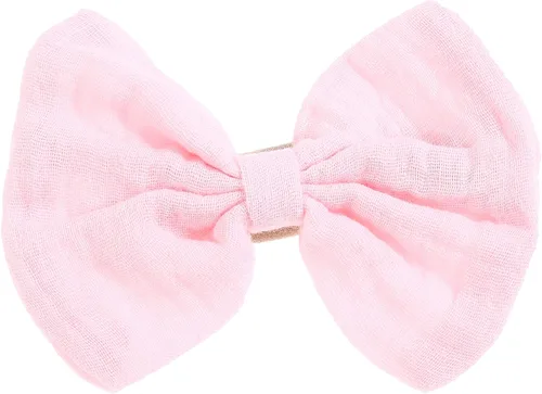 Vista 4 de Purbasvi Newborn Infant Baby Girl Cotton Bloomers and Bows Toddlers Ruffle Shorts Diaper Covers Headband Set