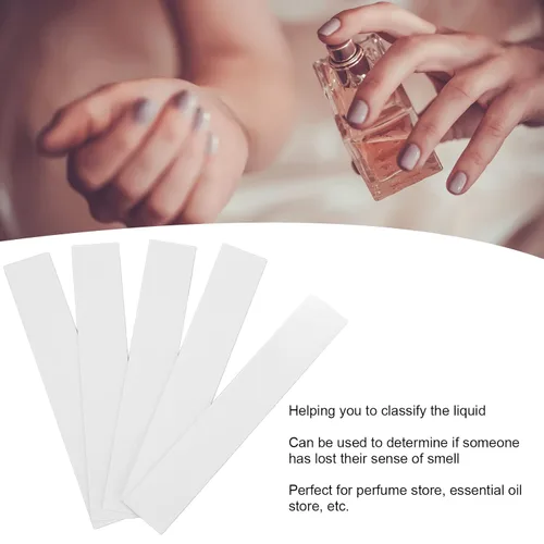 Vista 8 de 100pcs Disposable Essential Oil Perfume Test Strips Easy to Use Fragrance Test Strips for Perfume Store
