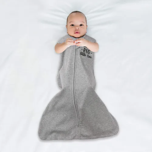 Vista 4 de The Peanutshell Saco de dormir para bebé niña, diseño floral de granja, tamaños hasta 12 meses (Medium/Large), Gris