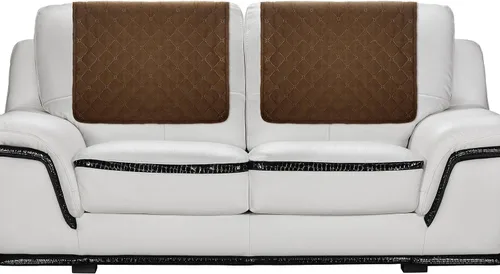 Vista 11 de Panelee Funda para reposacabezas para silla reclinable, 2 piezas, protector de reposacabezas reclinable, funda de sofá reclinable, protector
