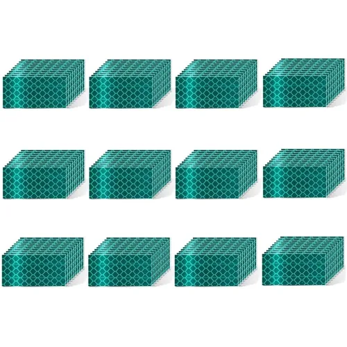 Vista 24 de Pegatinas reflectantes 1 pulgada de diámetro Redondas Reflectoras, Cinta adhesiva impermeable al aire libre de alta visibilidad (80 piezas)