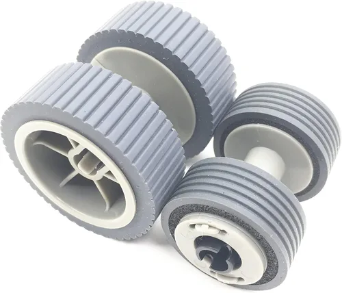Vista 2 de PA03540-0001 PA03540-0002 Rodillo de freno escáner + rodillo de recogida compatible con Fujitsu fi-6240Z fi-6140Z fi-6230Z fi-6130Z fi-6240 fi-6140