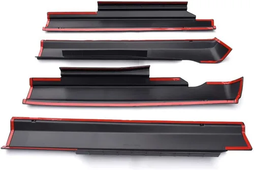 Vista 13 de G-PLUS Paneles de balancín interiores compatibles con Chevy Silverado 1500 2500 2500HD 3500 4 puertas cabina extendida 2000-2006, compatibles