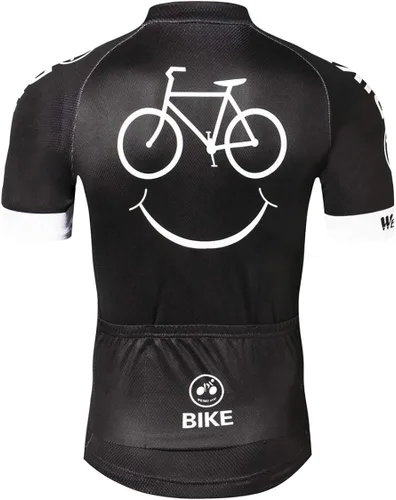Vista 2 de Maillot de ciclismo para hombre, con cremallera completa, para bicicleta