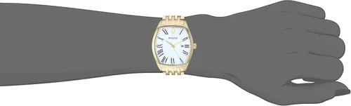 Vista 4 de Bulova reloj de cuarzo tono dorado movimiento (modelo 97M116)