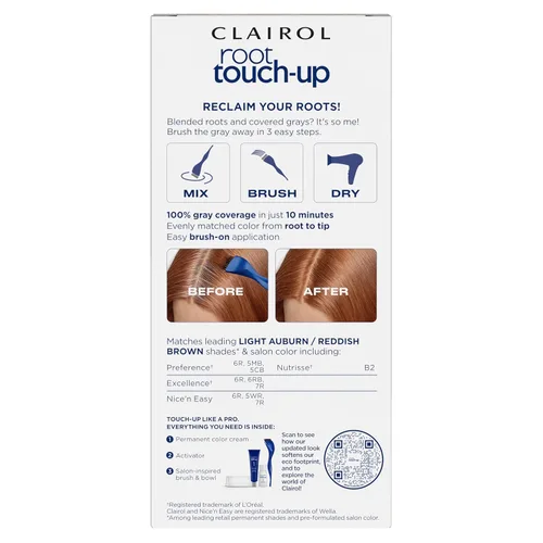 Vista 158 de Clairol Root Touch-Up de Nice'n Easy Tinte Permanente para el Cabello, 10 Rubio Extra Claro, Paquete de 1 Clairol Root Touch Up - Tinte permanente