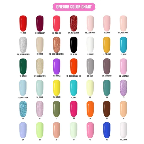 Vista 7 de OneDor - Polvo para uñas, polvo para inmersión de uñas, sistema de pigmentos de color acrílico, 1 onza