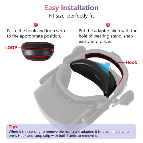 Vista 7 de VR Head Rear Pad Replacement for HP Reverb G2 and Valve Index VR Headset Memory Foam Back Sponge Adjustable Portable Cradle Fit Small HeadCompatible