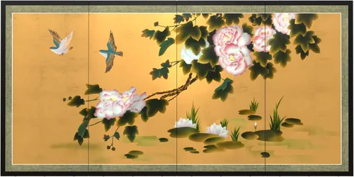 Vista 11 de Red Lantern Grúas de hoja de oro de 36" x 72