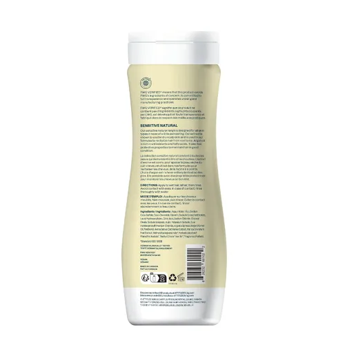 Vista 6 de ATTITUDE Champú para el cabello para cuero cabelludo seco sensible, verificado por EWG, avena calmante, protege el color, ingredientes derivados