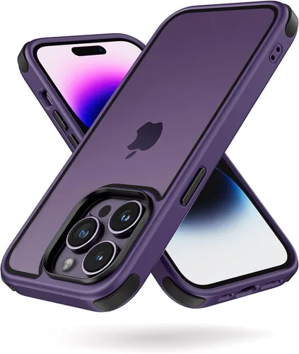 Vista 28 de Mobnano Funda transparente para iPhone 11, con protección multicolor a prueba de golpes, no amarillenta, anti arañazos, parte trasera