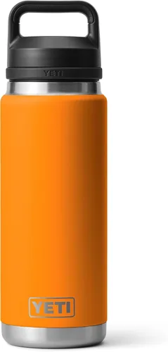 Vista 21 de YETI Rambler - Botella de acero inoxidable, hermética, con aislamiento al vacío y tapa chug, 26 onzas, color amarillo alpino Alpine Amarillo
