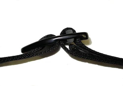 Vista 2 de La última oportunidad de Bison hombres hebilla de Gunmetal resistente cinturón de 38mm., S, Negro