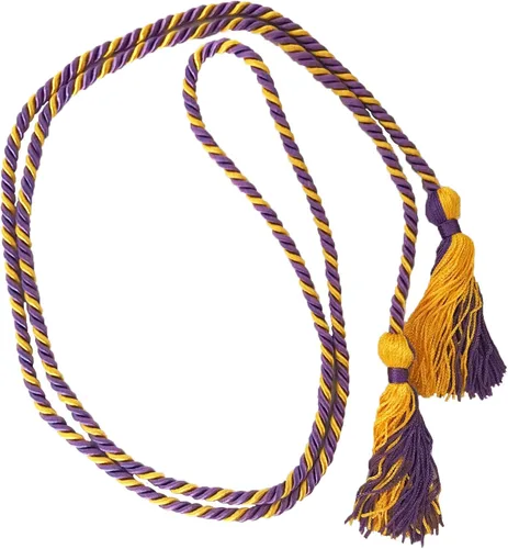 Vista 27 de Cordón de honor de graduación para graduaciones universitarias, escuela secundaria y más duradero y brillante (oro antiguo) - Paquete de 10