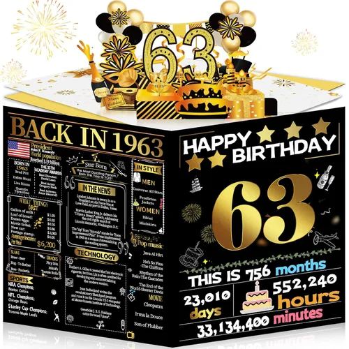 Vista 10 de Joycard Tarjeta de cumpleaños de 10 años para niña o niño, regalo de cumpleaños 3D emergente feliz cumpleaños para hija o hijo, decoraciones