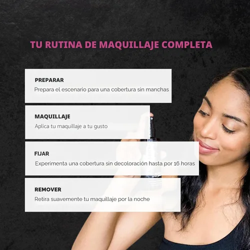 Vista 9 de Skindinavia El Spray de acabado de maquillaje, spray fijador de maquillaje para novia, uso durante todo el día, larga duración hasta más de 16