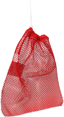 Vista 2 de Bolsa de malla con cordón - Amarilla, 18"x 30