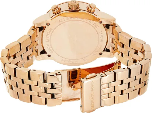 Vista 2 de Reloj Michael Kors Ritz MK6077 de pulsera color oro rosa para mujer