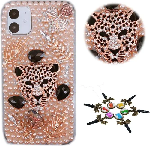 Vista 13 de Sparkle - Funda para teléfono compatible con Samsung Galaxy Z Flip 2 5G, elegante, hecha a mano en 3D, con diseño de diamantes de imitación