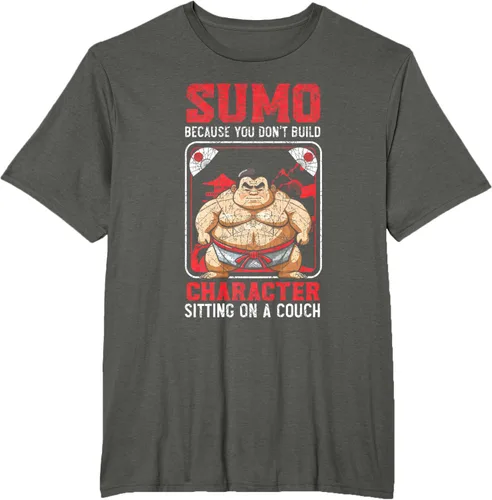 Vista 4 de Sumo Wrestler - Camiseta de lucha libre japonesa de lucha libre de sumo, Negro