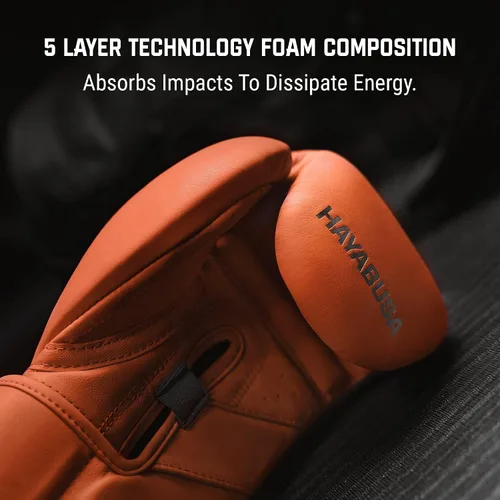 Vista 6 de Guantes de boxeo de cuero Hayabusa T3 Kanpeki para hombres y mujeres para entrenamiento, sparring, saco pesado y trabajo con manoplas