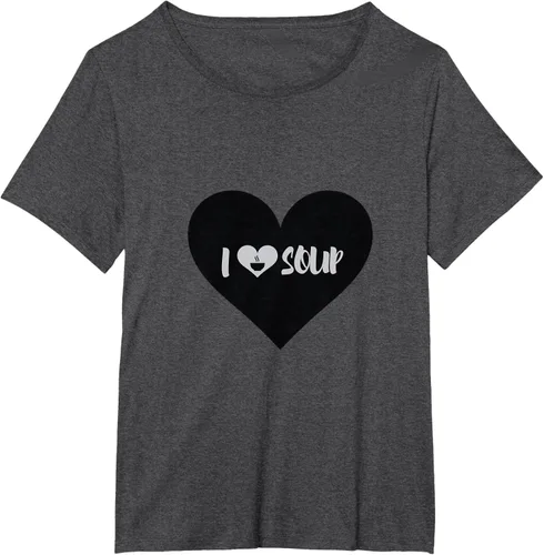 Vista 20 de I Love Soup - Camiseta de regalo con forma de corazón, Blanco, S Asfalto