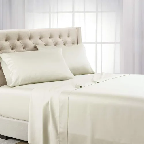 Vista 5 de Royal Hotel Twin XL Tencel Lyocell Sheets Set, 600 TC, Gray, 3-Piece