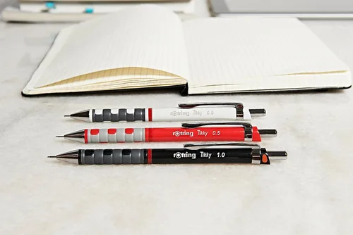 Vista 2 de rOtring Tikky - Lápiz mecánico, agarre de 0.014 in, paquete de 12, (S0770490)