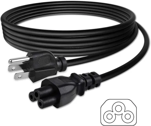 Vista 2 de Cable de alimentación de CA UL de 5 pies compatible con impresora Epson EcoTank ET-4800 AIO sin cartuchos
