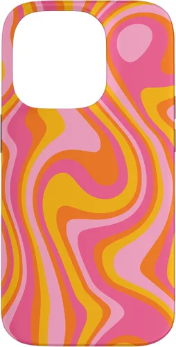 Vista 17 de Retro Groovy Liquid Swirl Hippie 70's 80's Psychedelic Phone Case for iPhone 17