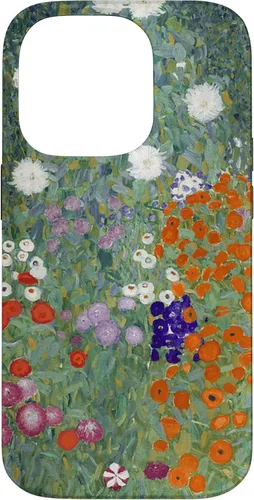 Vista 17 de Flower Garden Painting Klimt Art History Funda para iPhone 17
