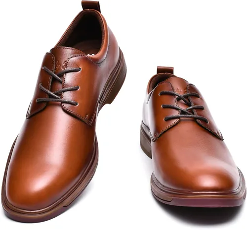 Vista 6 de Mens Casual Leather Sneakers Slip On Tennis Walking Skateboarding Shoes for Men Daily Comfortable Fashion Shoe