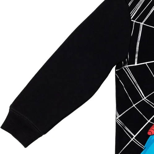 Vista 4 de Marvel Sudadera con capucha Spider-Man con máscara para niños pequeños a niños grandes