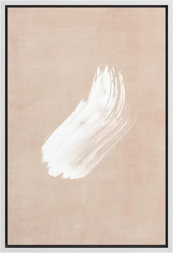 Vista 32 de SIGNFORD Lienzo enmarcado para pared, acuarela pastel, rosa, puesta de sol, nube, naturaleza, ilustraciones de área silvestre, arte moderno