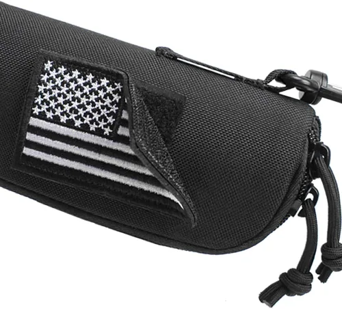 Vista 3 de Funda táctica de las gafas de sol Molle, caja de gafas de sol con cremallera