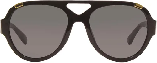 Vista 2 de Tory Burch TY7164U - Gafas de sol para mujer color negrogris sólido 55 Negro 55 18 140