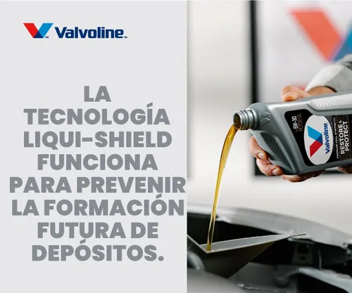 Vista 8 de Valvoline Restore & Protect Aceite de motor sintético completo 0W-20, 5 cuartos de galón