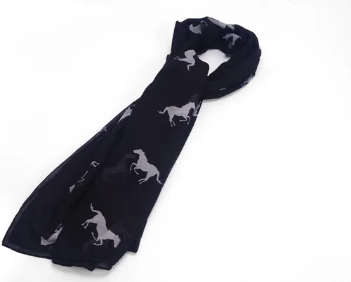 Vista 3 de REINDEAR Bufanda de pañuelo con estampado de animales de vaquero y rancho occidental, 70" x 40
